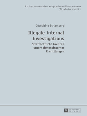 cover image of Illegale Internal Investigations